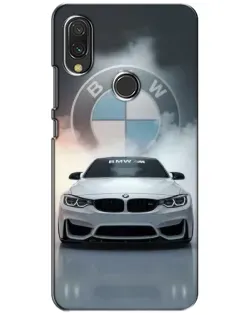 Чехол для Xiaomi Redmi 7 с картинкой «BMW в белом дыму»