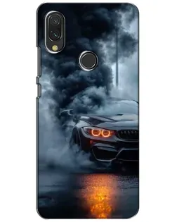 Чехол для Xiaomi Redmi 7 с картинкой «BMW M-Power — абстракция»