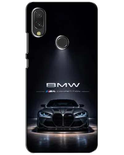 Чехол для Xiaomi Redmi 7 с картинкой «BMW сквозь ночной город» Чехол для Xiaomi Redmi 7 с картинкой «BMW сквозь ночной город»