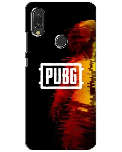 Чехол для Xiaomi Redmi 7 с картинкой «Яркий логотип PUBG»