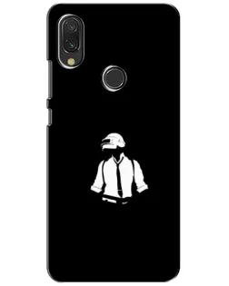 Чехол для Xiaomi Redmi 7 с картинкой «PUBG — белый шлем» Чехол для Xiaomi Redmi 7 с картинкой «PUBG — белый шлем»