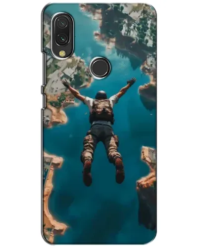 Чехол для Xiaomi Redmi 7 с картинкой «PUBG — свободное падение»