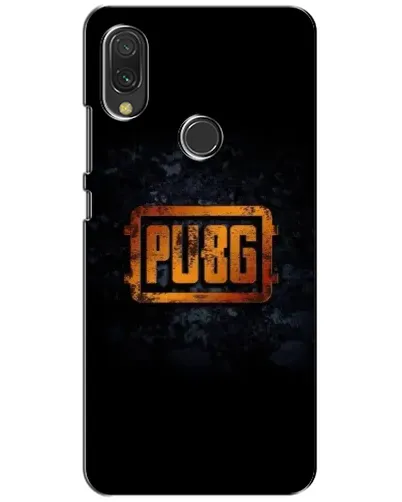 Чехол для Xiaomi Redmi 7 с картинкой «PUBG — золотой логотип»