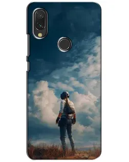 Чехол для Xiaomi Redmi 7 с картинкой «Герой PUBG на скале» Чехол для Xiaomi Redmi 7 с картинкой «Герой PUBG на скале»