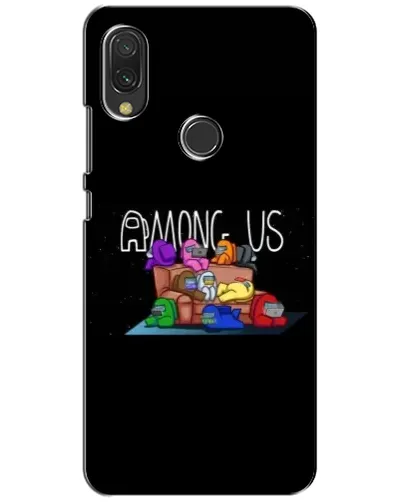 Чехол для Xiaomi Redmi 7 с картинкой «Логотип Among Us» Чехол для Xiaomi Redmi 7 с картинкой «Логотип Among Us»