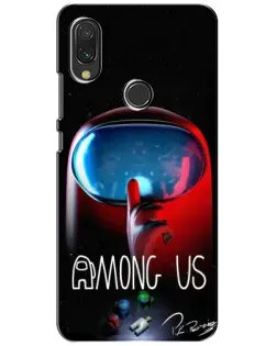 Чехол для Xiaomi Redmi 7 с картинкой «Красный импостер — макро» Чехол для Xiaomi Redmi 7 с картинкой «Красный импостер — макро»