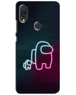 Чехол для Xiaomi Redmi 7 с картинкой «Among Us неон-арт» Чехол для Xiaomi Redmi 7 с картинкой «Among Us неон-арт»