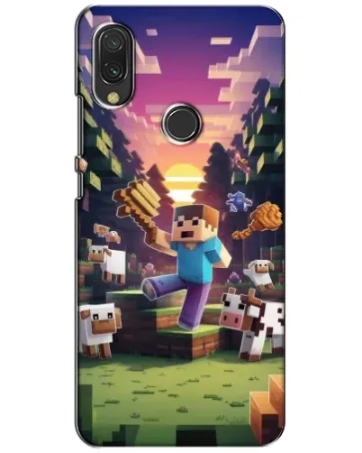 Чохол для Xiaomi Redmi 7 з картинкою «Стів на фермі»