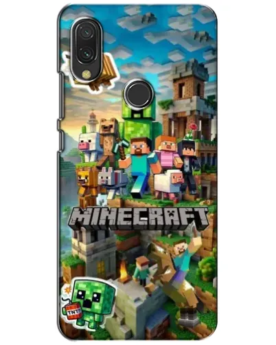 Чохол для Xiaomi Redmi 7 з картинкою «Замок Minecraft»