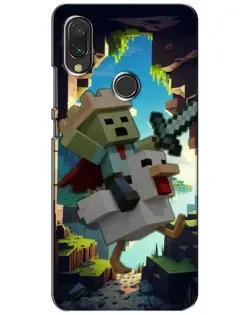 Чохол для Xiaomi Redmi 7 з картинкою «Стів та гусь»