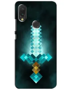 Чохол для Xiaomi Redmi 7 з картинкою «Алмазний меч неон»