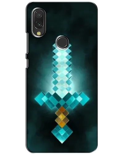 Чохол для Xiaomi Redmi 7 з картинкою «Алмазний меч неон»
