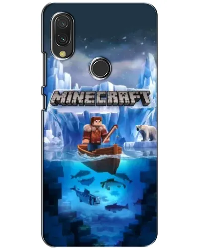 Чохол для Xiaomi Redmi 7 з картинкою «Minecraft льодянийсвіт»