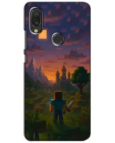 Чохол для Xiaomi Redmi 7 з картинкою «Стів біля вежі»