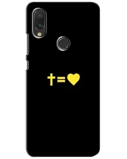 Чехол для Xiaomi Redmi 7 с картинкой «Сердце и Крест» Чехол для Xiaomi Redmi 7 с картинкой «Сердце и Крест»
