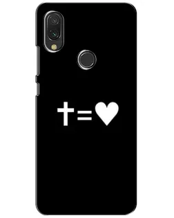 Чехол для Xiaomi Redmi 7 с картинкой «Крест и Сердце» Чехол для Xiaomi Redmi 7 с картинкой «Крест и Сердце»