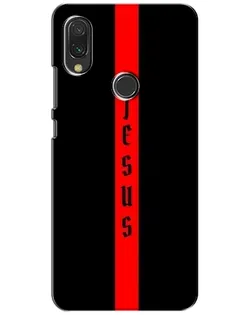 Чехол для Xiaomi Redmi 7 с картинкой «Красная линия веры» Чехол для Xiaomi Redmi 7 с картинкой «Красная линия веры»