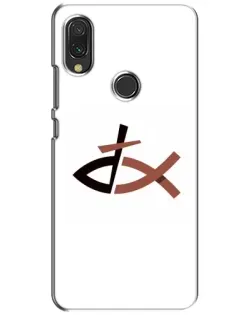 Чехол для Xiaomi Redmi 7 с картинкой «Рыба и крест» Чехол для Xiaomi Redmi 7 с картинкой «Рыба и крест»