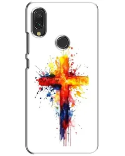 Чехол для Xiaomi Redmi 7 с картинкой «Акварельный крест» Чехол для Xiaomi Redmi 7 с картинкой «Акварельный крест»