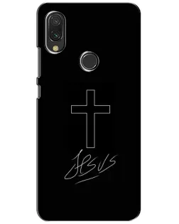Чехол для Xiaomi Redmi 7 с картинкой «Графический крест Jesus» Чехол для Xiaomi Redmi 7 с картинкой «Графический крест Jesus»
