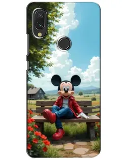Чехол для Xiaomi Redmi 7 с картинкой «Микки на скамейке» Чехол для Xiaomi Redmi 7 с картинкой «Микки на скамейке»