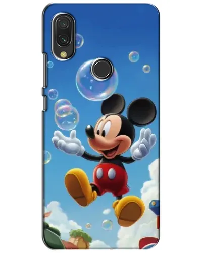 Чехол для Xiaomi Redmi 7 с картинкой «Mickey и мыльные пузыри»