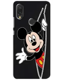 Чехол для Xiaomi Redmi 7 с картинкой «Микки раздвигает стены» Чехол для Xiaomi Redmi 7 с картинкой «Микки раздвигает стены»