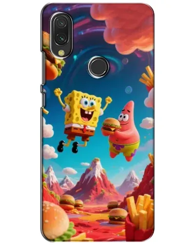 Чехол для Xiaomi Redmi 7 с картинкой «Космический фастфуд» Чехол для Xiaomi Redmi 7 с картинкой «Космический фастфуд»