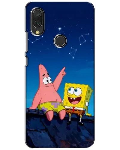 Чехол для Xiaomi Redmi 7 с картинкой «Губка Боб и Патрик ночью» Чехол для Xiaomi Redmi 7 с картинкой «Губка Боб и Патрик ночью»