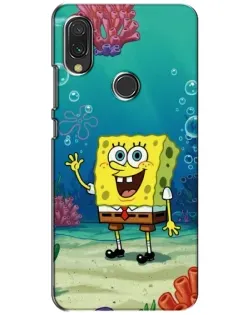 Чехол для Xiaomi Redmi 7 с картинкой «Подводный привет»