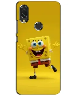 Чехол для Xiaomi Redmi 7 с картинкой «Позитивный Губка Боб»