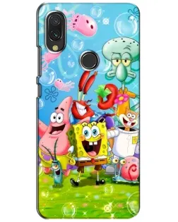 Чехол для Xiaomi Redmi 7 с картинкой «Губка Боб и друзья» Чехол для Xiaomi Redmi 7 с картинкой «Губка Боб и друзья»