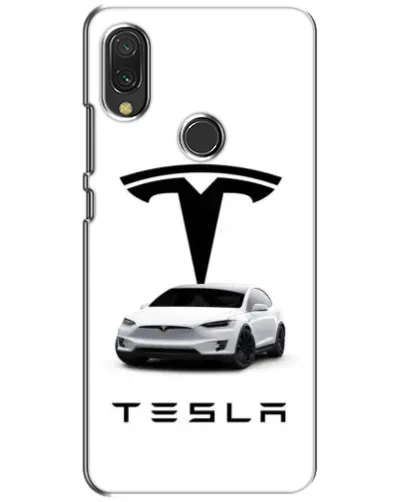 Чехол для Xiaomi Redmi 7 с картинкой «Tesla White Style»