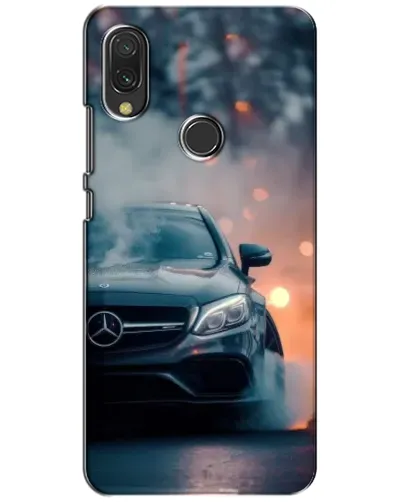 Чехол для Xiaomi Redmi 7 с картинкой «Mercedes — ночной город»