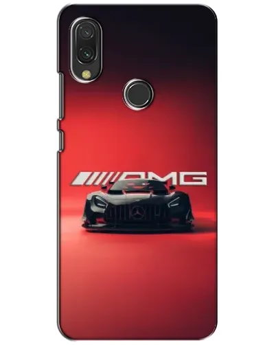Чехол для Xiaomi Redmi 7 с картинкой «Mercedes AMG — красная линия»