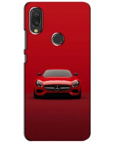Чехол для Xiaomi Redmi 7 с картинкой «Красный Mercedes AMG»