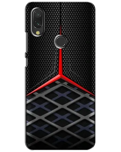Чехол для Xiaomi Redmi 7 с картинкой «Mercedes Carbon Grid»