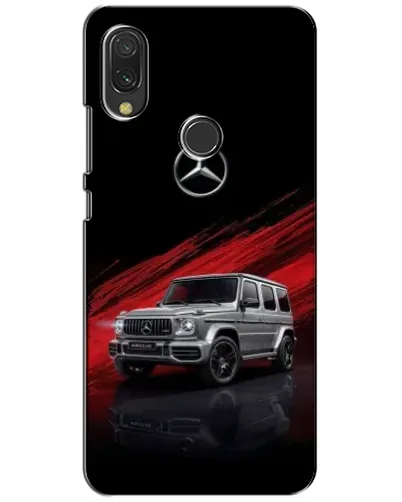 Чехол для Xiaomi Redmi 7 с картинкой «Mercedes G-Class красный»