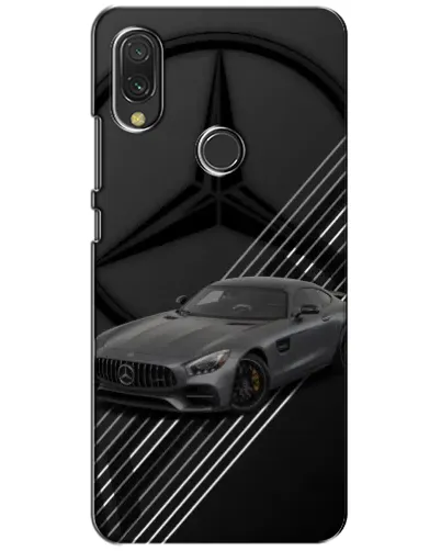 Чехол для Xiaomi Redmi 7 с картинкой «Mercedes AMG — графика»