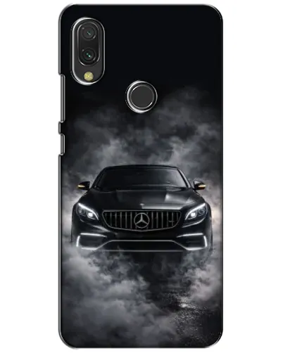 Чехол для Xiaomi Redmi 7 с картинкой «Mercedes в дыму»