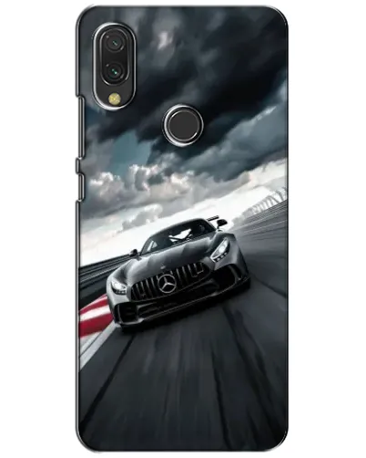Чехол для Xiaomi Redmi 7 с картинкой «Гоночный Mercedes AMG»