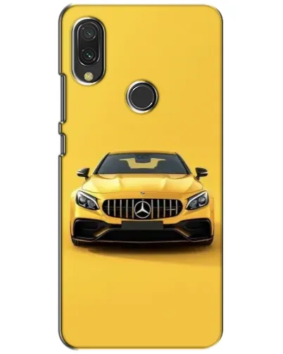 Чехол для Xiaomi Redmi 7 с картинкой «Желтый Mercedes GT»