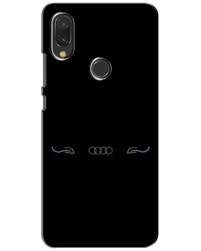 Чехол для Xiaomi Redmi 7 с картинкой «Audi — световой подпись»