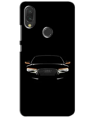 Чехол для Xiaomi Redmi 7 с картинкой «Audi — ночной контур»