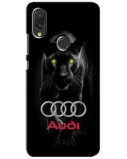 Чехол для Xiaomi Redmi 7 с картинкой «Пантера и Audi»