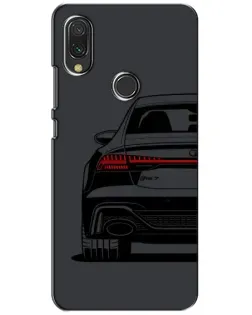 Чехол для Xiaomi Redmi 7 с картинкой «Задняя часть Audi — арт»