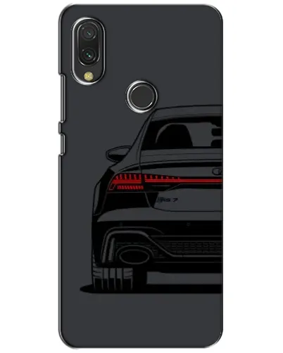 Чехол для Xiaomi Redmi 7 с картинкой «Задняя часть Audi — арт»