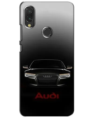 Чехол для Xiaomi Redmi 7 с картинкой «Audi — градиентный контур»