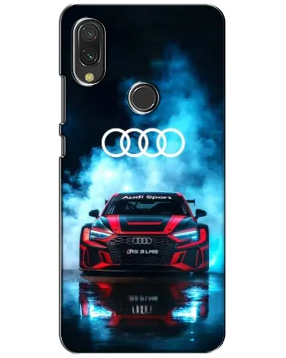 Чехол для Xiaomi Redmi 7 с картинкой «Audi Sport — неон»