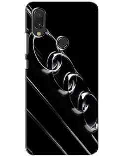 Чехол для Xiaomi Redmi 7 с картинкой «Audi — абстрактные кольца»